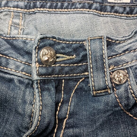 Miss Me Women's Bootcut Denim Jeans Size 27 JP5705B Embellished color MK 158 - Picture 14 of 16